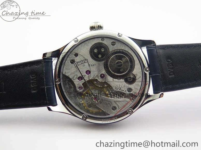 MIROTIME 0115 Portuguese Fa Jones IW544203 SS GSF 1:1 Best Edition White Dial On Leather Strap Trendsetting 7235
